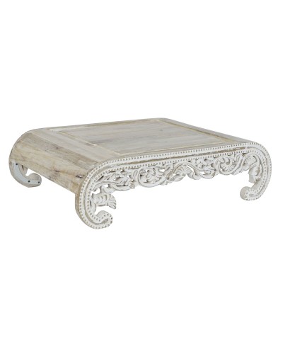 Tavolo Consolle DKD Home Decor Bianco Legno di Mango 89x63,5x25,4cm