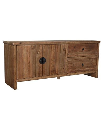 Mueble TV DKD Home Decor Natural 156 x 44 cm, Perfecto para Salón y Dormitorio.
