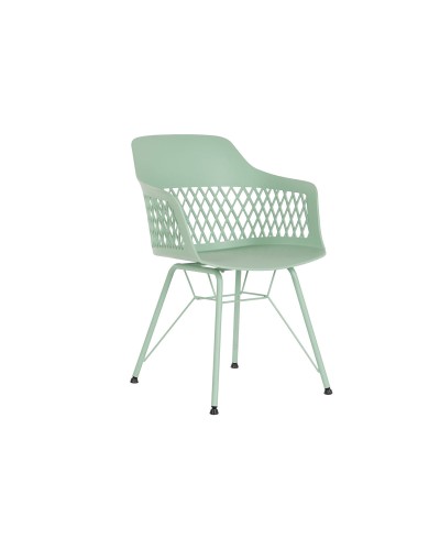 Chaise de Salle à Manger DKD Home Decor Vert, 57 x 57 x 80,5 cm (Moderne, Confortable)
