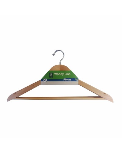 Cintres en Bois Écologique Mondex pour Vêtements (43 x 22,5 cm), Lot de 3
