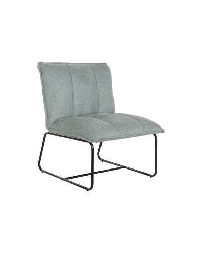 Poltrona Esprit Nero-Verde, Metallo, 66 x 71 x 77 cm: Eleganza e Comfort per il Tuo Living