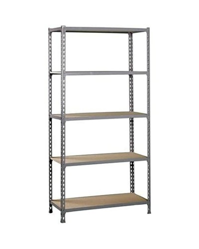 Hyllyt SimonRack Metalli Puu Harmaa (180 x 80 x 40 cm)