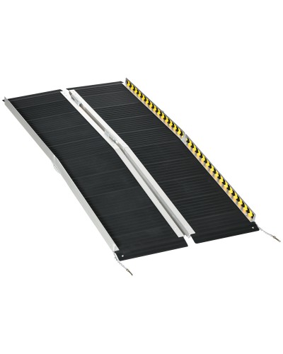 Aluminum Folding Wheelchair Ramp Non-Slip 152x73cm 272kg Capacity