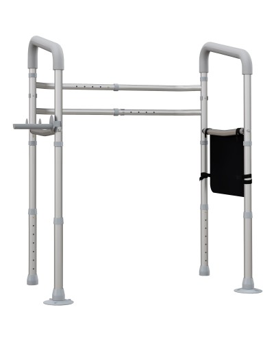 Water Support with Adjustable Height and Width Armrests and 2 Suction Cup Feet