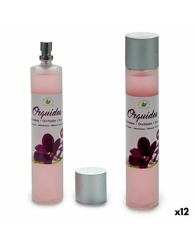 Luchtverfrisserspray Orchidee Plastic Glas (100 ml) (12 Stuks)