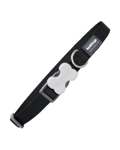 Collar para Perro Red Dingo Negro Ajustable, 2,5 x 41-63 cm
