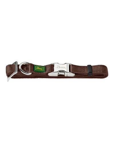 Hondenhalsband Hunter Alu-Strong Bruin Maat L (45-65 cm)