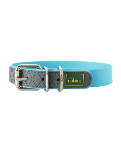 Hunter Collier Convenience : Réglable 53-61 cm, Couleur Turquoise pour Chiens de Grandes Tailles
