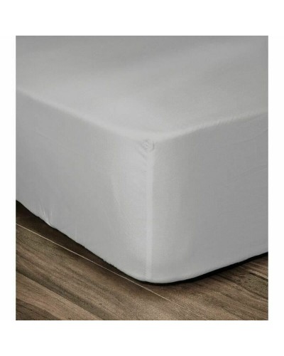 Verstelbaar onderlaken Lovely Home Lichtgrijs 90 x 190