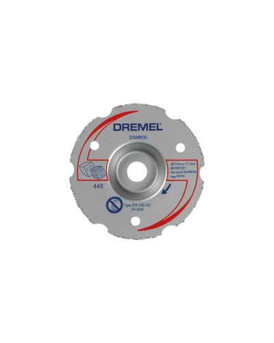 Dremel S600 DSM20 Trennscheibe aus Karbid für Metall und harte Materialien

