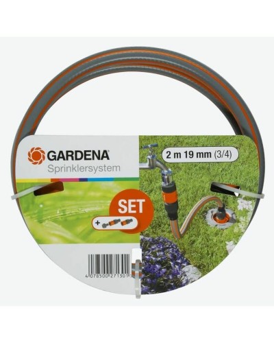 Gardena Conector de Tubo, Sistema de Riego, Diámetro 19 mm, Longitud 2 m
