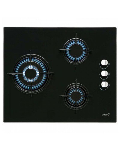 Cata CI6021BK Piano Cottura a Gas 60cm - 4 Bruciatori Nero

