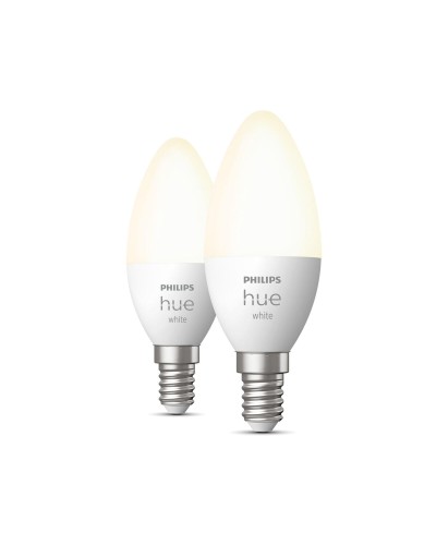 Philips Ampoule LED 470 lm (E14/E27, Blanc F, 2 Unités)
