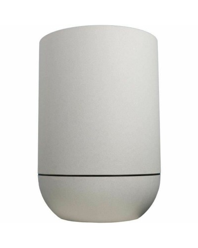 Vase Riviera Rond D40 Gris Pierre en Plastique, Idéal pour l'Extérieur et l'Intérieur
