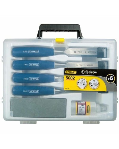 Beitelset Stanley 5002 Hout 6, 12, 18, 25 mm 4 Onderdelen