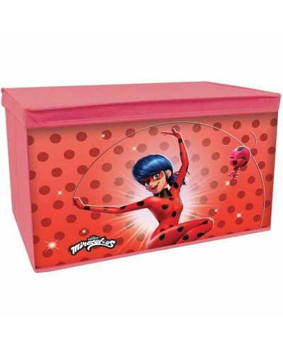 Fun House Miraculous: Scatola di Giocattoli in Rosso 55,5 x 34,5 x 34 cm