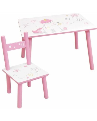 Set met kindertafel en stoelen Fun House UNICORN