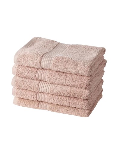 Handduksset TODAY 100% bomull 70 x 130 cm Rosa (5 antal)