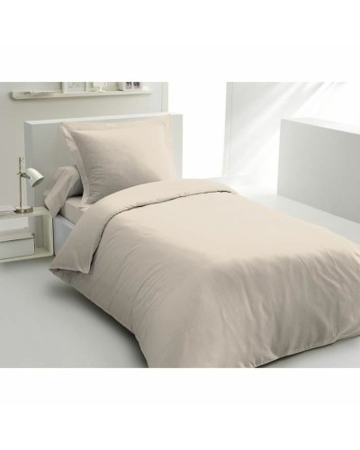 Housse de couette Beige Crème Lovely Home 140 x 200 cm, Toucher Doux et Confortable pour Lits Simples
