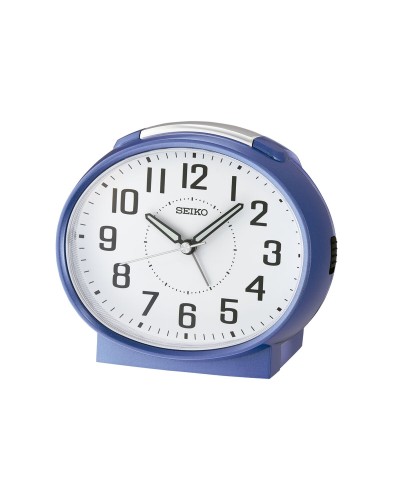 Seiko Blue Alarm Clock QHK059L: Compact and stylish alarm clock

