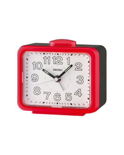 Seiko QHK061R Red Digital Clock-Alarm
