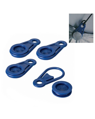Awning and tarpaulin clamps set Bensontools Clip Blauw 6 Stuks Ø 0,44 x 8,3 cm