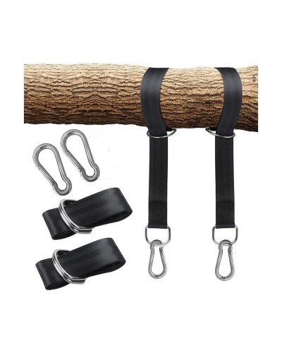 Hammock Straps, 5 m x 200 cm, Durable and Easy to Assemble for Outdoor Gardens
