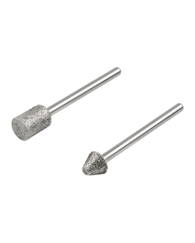 Wolfcraft conical abrasive grinding points Ø 8 mm (2 pcs) for drilling and grinding
