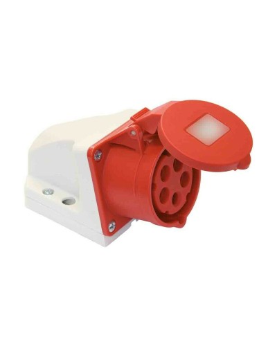 Base Clavija CETAC Solera 932154 - Tapa Roja - 32 A - Superficie
