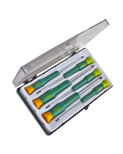 Sats med precisionsskruvmejslar Mota DMV pH Platt 2 mm 3" 2,5 mm 1,5 mm 6 Delar