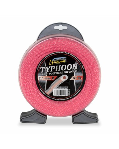 Tråd till trimmer Garland Typhoon 71024Y8724 87 m 2,4 mm dubbla lager