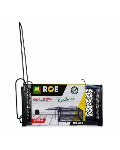 Massó ROE Black Rodent Trap, 20 x 10.5 x 10.5 cm, effective pest control solution
