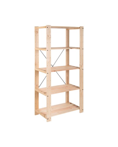 Étagère Astigarraga Evolution 5 - Pin Marron, 5 Tablettes (174,5 x 76,5 x 38,5 cm)
