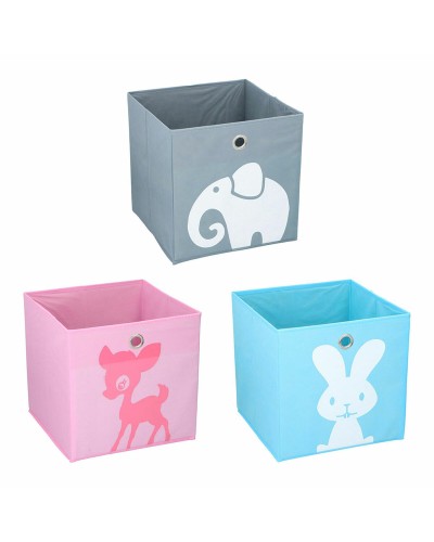 Caja Multiusos Alpina de Tela, 28 x 28 x 28 cm
