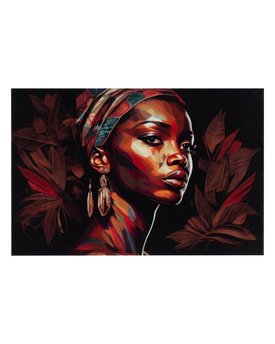 Tissu Africain Traditionnel - 118 x 78 cm - Motifs ethniques pour décoration intérieure
