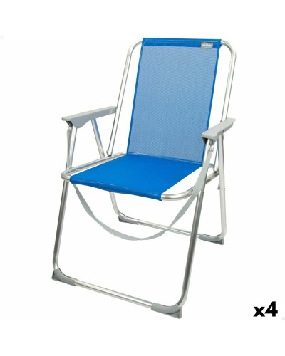 Hopfällbar Stol Aktive Gomera Blå 44 x 76 x 45 cm (4 antal)