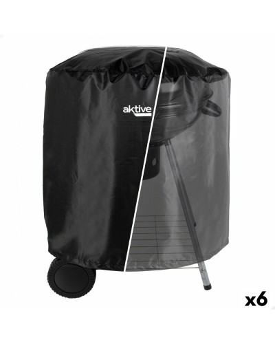 Aktive Grillabdeckung 6-teilig - 69,5 x 67 x 69,5 cm - Schwarz
