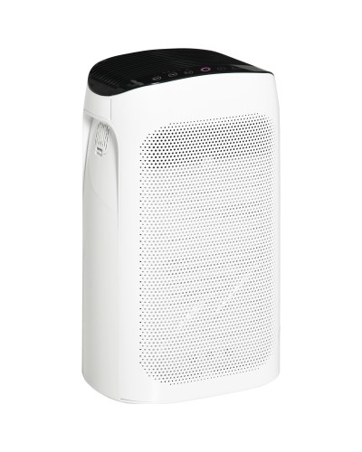 Triple Layer HEPA Filter Air Purifier, 3 Speeds, Sleep Mode & Timer, 32.7x22x55.8cm, White