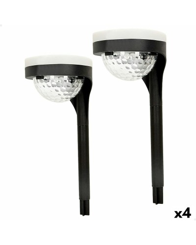 Set tuinverlichting op zonne-energie Aktive 2 Onderdelen Polypropyleen 11 x 49 x 12 cm (4 Stuks)