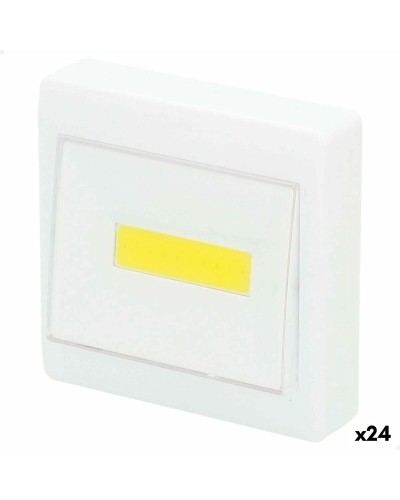 Interruttore Aktive Bianco (24 pezzi), 8,5 x 8,5 x 3 cm