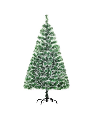 416 Branch Artificial Christmas Tree PET with Metal Base, Ø75x150 cm, Green