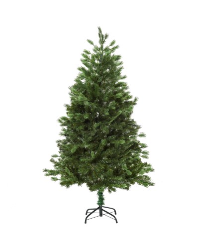 Giant Artificial Christmas Tree 210cm Realistic, Christmas Decoration with 934 Branches, Foldable and Removable Base