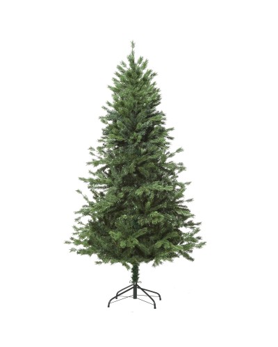  Albero di Natale Artificiale Gigante 180cm Realistico, Decorazione di Natale con 696 Rami, Base Pieghevole e Rimovibile