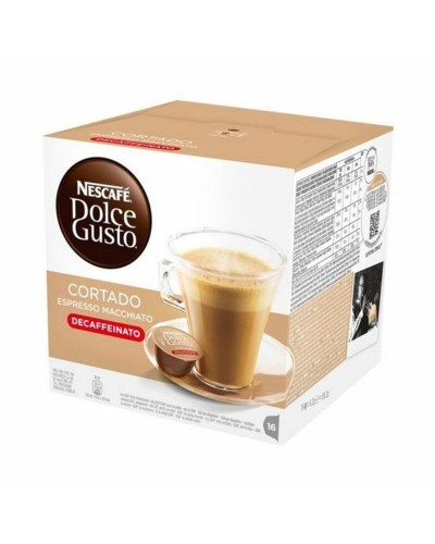 Cápsulas Nescafé Dolce Gusto Espresso Macchiato Descafeinado - Paquete de 16
