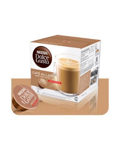 Koffiecapsules Nescafé Dolce Gusto 97934 Café Au Lait (16 uds) Cafeïnevrij