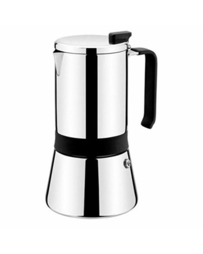 Monix Cafettiera Italiana Acciaio Inox 6 Tazze - Moka 300ml
