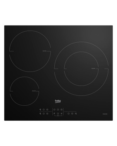 BEKO Plaque de Cuisson à Induction HIIS63206M 60cm, 7200W - 3 Zones de Cuisson
