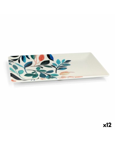Dienblad La Mediterránea Alba Melamine 25 x 15 x 2 cm (12 Stuks)