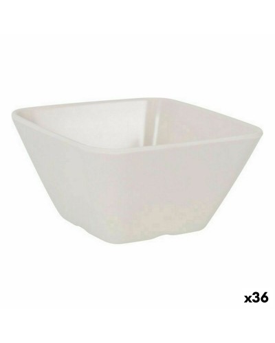Aperitiefschaaltje La Mediterránea Melamine Wit Helderheid 10 x 10 x 5 cm (36 Stuks)