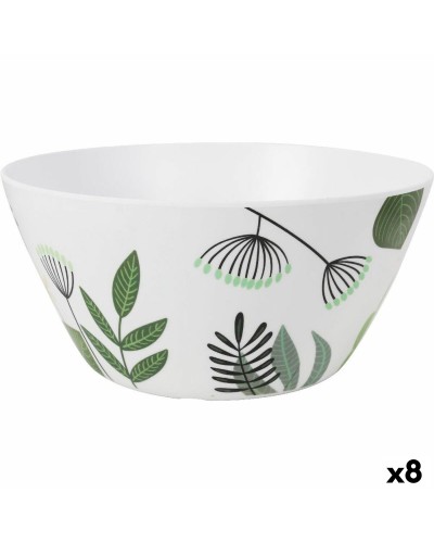 Saladekom La Mediterránea Flora Melamine 25,5 x 12 cm (8 Stuks)